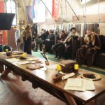 Wąchock. 06.11.2019. Plan zdjęciowy serialu filmowego "Korona Królów" / Wiktor Taszłow / Radio Kielce