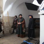 Wąchock. 06.11.2019. Plan zdjęciowy serialu filmowego "Korona Królów" / Wiktor Taszłow / Radio Kielce