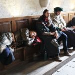 Wąchock. 06.11.2019. Plan zdjęciowy serialu filmowego "Korona Królów" / Wiktor Taszłow / Radio Kielce