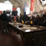 Wąchock. 06.11.2019. Plan zdjęciowy serialu filmowego "Korona Królów" / Wiktor Taszłow / Radio Kielce