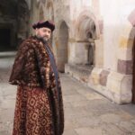 Wąchock. 06.11.2019. Plan zdjęciowy serialu filmowego "Korona Królów" / Wiktor Taszłow / Radio Kielce