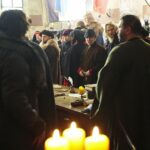 Wąchock. 06.11.2019. Plan zdjęciowy serialu filmowego "Korona Królów" / Wiktor Taszłow / Radio Kielce