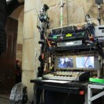 Wąchock. 06.11.2019. Plan zdjęciowy serialu filmowego "Korona Królów" / Wiktor Taszłow / Radio Kielce