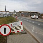 Bilcza. 07.11.2019. Budowa kładki dla pieszych / Wiktor Taszłow / Radio Kielce