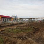 Bilcza. 07.11.2019. Budowa kładki dla pieszych / Wiktor Taszłow / Radio Kielce