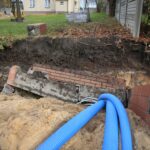 07.11.2019. Suchedniów. Nieszczęśliwy wypadek przy budowie mostu w Suchedniowie / Wiktor Taszlow / Radio Kielce