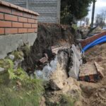 07.11.2019. Suchedniów. Nieszczęśliwy wypadek przy budowie mostu w Suchedniowie / Wiktor Taszlow / Radio Kielce