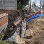 07.11.2019. Suchedniów. Nieszczęśliwy wypadek przy budowie mostu w Suchedniowie / Wiktor Taszlow / Radio Kielce