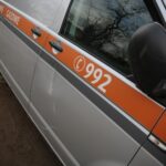 07.11.2019. Suchedniów. Nieszczęśliwy wypadek przy budowie mostu w Suchedniowie / Wiktor Taszlow / Radio Kielce