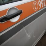 07.11.2019. Suchedniów. Nieszczęśliwy wypadek przy budowie mostu w Suchedniowie / Wiktor Taszlow / Radio Kielce