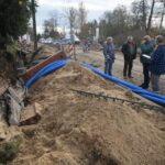 07.11.2019. Suchedniów. Nieszczęśliwy wypadek przy budowie mostu w Suchedniowie / Wiktor Taszlow / Radio Kielce