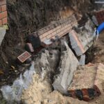 07.11.2019. Suchedniów. Nieszczęśliwy wypadek przy budowie mostu w Suchedniowie / Wiktor Taszlow / Radio Kielce