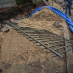 07.11.2019. Suchedniów. Nieszczęśliwy wypadek przy budowie mostu w Suchedniowie / Wiktor Taszlow / Radio Kielce