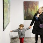 Kielce. 07.11.2019. Wernisaż wystawy malarstwa Marii Maryli Wierzbowskiej "Pejzaże Wewnętrzne" / Wiktor Taszłow / Radio Kielce