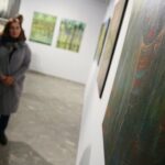 Kielce. 07.11.2019. Wernisaż wystawy malarstwa Marii Maryli Wierzbowskiej "Pejzaże Wewnętrzne" / Wiktor Taszłow / Radio Kielce