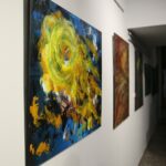 Kielce. 07.11.2019. Wernisaż wystawy malarstwa Marii Maryli Wierzbowskiej "Pejzaże Wewnętrzne" / Wiktor Taszłow / Radio Kielce