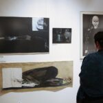 Kielce. 07.11.2019. Wernisaż wystawy "Pamięć miejsc" Zdzisława Wiatra / Wiktor Taszłow / Radio Kielce