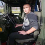 09.11.2019. Podzamcze. Wystawa wojskowa zaprezentowana przez żołnierzy z Centrum Przygotowań do Misji Zagranicznych / Wiktor Taszłow / Radio Kielce