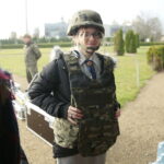 09.11.2019. Podzamcze. Wystawa wojskowa zaprezentowana przez żołnierzy z Centrum Przygotowań do Misji Zagranicznych / Wiktor Taszłow / Radio Kielce