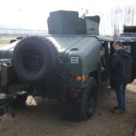 09.11.2019. Podzamcze. Wystawa wojskowa zaprezentowana przez żołnierzy z Centrum Przygotowań do Misji Zagranicznych / Wiktor Taszłow / Radio Kielce