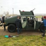 09.11.2019. Podzamcze. Wystawa wojskowa zaprezentowana przez żołnierzy z Centrum Przygotowań do Misji Zagranicznych / Wiktor Taszłow / Radio Kielce