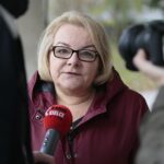 09.11.2019. Morawica. Agresywny pacjent w szpitalu. Beata Matulińska - dyrektor szpitala / Wiktor Taszłow / Radio Kielce