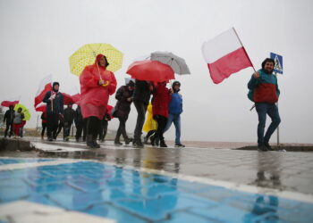 10.11.2019. Krajno. Marsz Niepodległości / Wiktor Taszłow / Radio Kielce