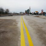 Kielce. 12.11.2019. Zmiana organizacji ruchu na ulicy Szybowcowej / Wiktor Taszłow / Radio Kielce