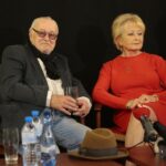 14.11.2019 Chęciny. Jubileusz 50-lecia filmu „Pan Wołodyjowski”.  Na zdjęciu: Jan Nowicki - aktor, Magdalena Zawadzka - aktorka / Wiktor Taszłow / Radio Kielce