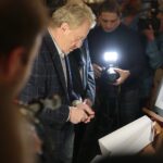 14.11.2019 Chęciny. Jubileusz 50-lecia filmu „Pan Wołodyjowski”.  Na zdjęciu: Daniel Olbrychski - aktor / Wiktor Taszłow / Radio Kielce