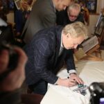 14.11.2019 Chęciny. Jubileusz 50-lecia filmu „Pan Wołodyjowski”.  Na zdjęciu: Daniel Olbrychski - aktor / Wiktor Taszłow / Radio Kielce