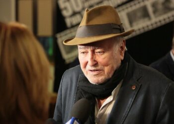 14.11.2019 Chęciny. Jubileusz 50-lecia filmu „Pan Wołodyjowski”.  Na zdjęciu: Jan Nowicki - aktor / Wiktor Taszłow / Radio Kielce