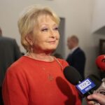 14.11.2019 Chęciny. Jubileusz 50-lecia filmu „Pan Wołodyjowski”. Na zdjęciu Magdalena Zawadzka - aktorka / Wiktor Taszłow / Radio Kielce