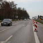 Kielce. 18.11.2019. Zmiana organizacji ruchu na skrzyżowaniu ulic Tarnowskiej i Wojska Polskiego / Wiktor Taszłow / Radio Kielce