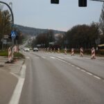 Kielce. 18.11.2019. Zmiana organizacji ruchu na skrzyżowaniu ulic Tarnowskiej i Wojska Polskiego / Wiktor Taszłow / Radio Kielce