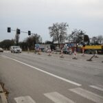 Kielce. 18.11.2019. Zmiana organizacji ruchu na skrzyżowaniu ulic Tarnowskiej i Wojska Polskiego / Wiktor Taszłow / Radio Kielce