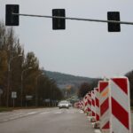 Kielce. 18.11.2019. Zmiana organizacji ruchu na skrzyżowaniu ulic Tarnowskiej i Wojska Polskiego / Wiktor Taszłow / Radio Kielce