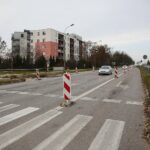 Kielce. 18.11.2019. Zmiana organizacji ruchu na skrzyżowaniu ulic Tarnowskiej i Wojska Polskiego / Wiktor Taszłow / Radio Kielce