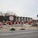 Kielce. 18.11.2019. Zmiana organizacji ruchu na skrzyżowaniu ulic Tarnowskiej i Wojska Polskiego / Wiktor Taszłow / Radio Kielce