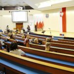 Kielce. 20.11.2019. Konferencja dla nauczycieli "Edukacja przez sztukę". Przemawia Katarzyna Nowacka - wicekurator / Wiktor Taszłow / Radio Kielce