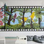 Kielce. 21.11.2019. Mural w Szkole Podstawowej nr 32 / Wiktor Taszłow / Radio Kielce