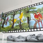 Kielce. 21.11.2019. Mural w Szkole Podstawowej nr 32 / Wiktor Taszłow / Radio Kielce