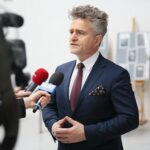 Kielce. 22.11.2019. Otwarcie hali produkcyjnej w Areszcie Śledczym w Kielcach. Na zdjęciu: Krzysztof Słoń - senator / Wiktor Taszłow / Radio Kielce