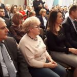 28.11.2019. Sandomierz. Obchody Dni Honorowego Krwiodawstwa. Na zdjęciu: Andrzej Swajda - sekretarz powiatu, Grażyna Szklarska -   członek zarządu powiatu , Anna Szewczyk - starostwo powiatowe, Marcin Marzec - burmistrz Sandomierza, Aneta Przyłucka - sekretarz miasta / Grażyna-Szlęzak-Wójcik / Radio Kielce