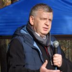 09.11.2019. Ostrowiec Świętokrzyski. Ostrowiec. Piknik senatorski. Na zdjęciu: Jarosław Rusiecki - senator PiS / Emilia Sitarska / Radio Kielce