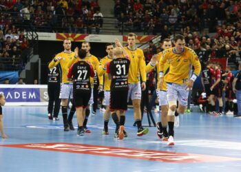 09.11.2019. Skopje. Mecz PGE Vive - Vardar Skopje / Krzysztof Bujnowicz / Radio Kielce
