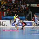 09.11.2019. Skopje. Mecz PGE Vive - Vardar Skopje / Krzysztof Bujnowicz / Radio Kielce