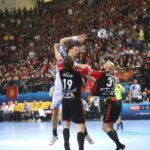 09.11.2019. Skopje. Mecz PGE Vive - Vardar Skopje / Krzysztof Bujnowicz / Radio Kielce