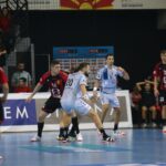 09.11.2019. Skopje. Mecz PGE Vive - Vardar Skopje / Krzysztof Bujnowicz / Radio Kielce