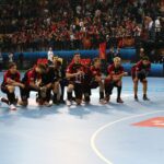 09.11.2019. Skopje. Mecz PGE Vive - Vardar Skopje / Krzysztof Bujnowicz / Radio Kielce